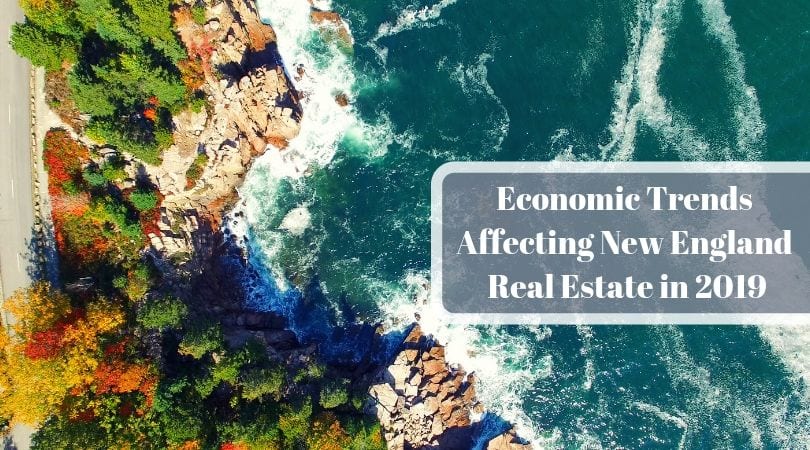 Economic factors affecting real estate in New England, including employment and living costs.