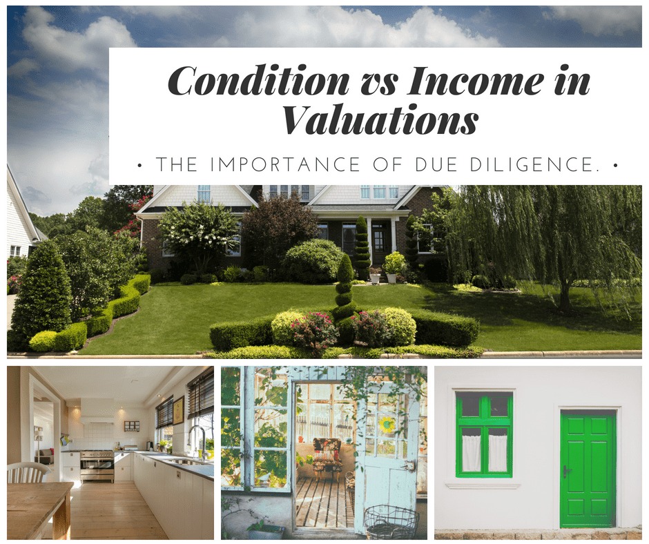An appraiser evaluating property condition and income potential for accurate valuation.