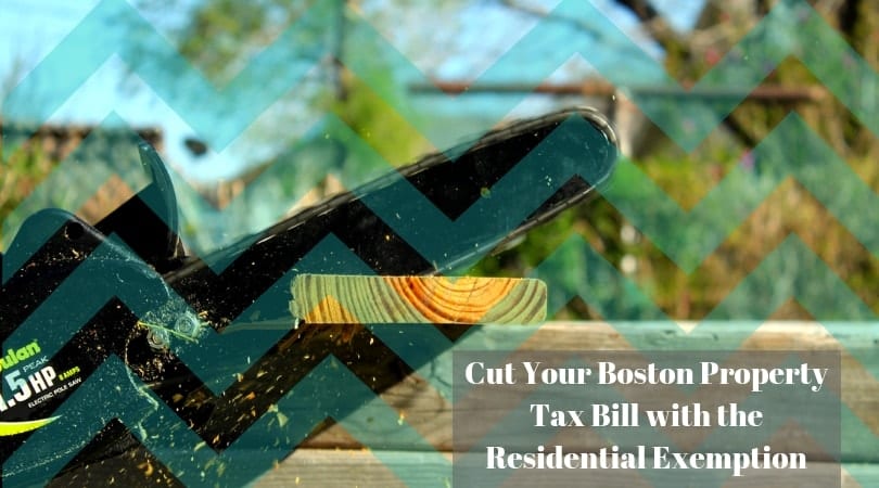 Boston residential tax exemption application guide