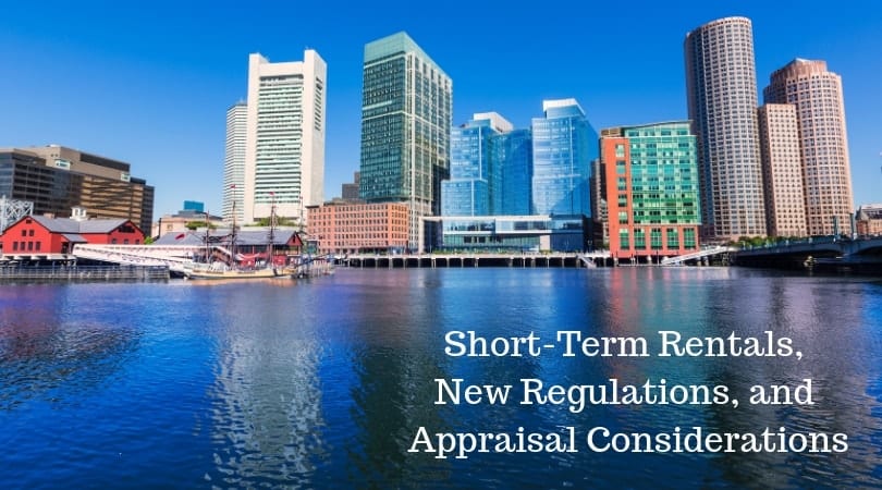 Short-term rental property with new regulations impacting appraisals