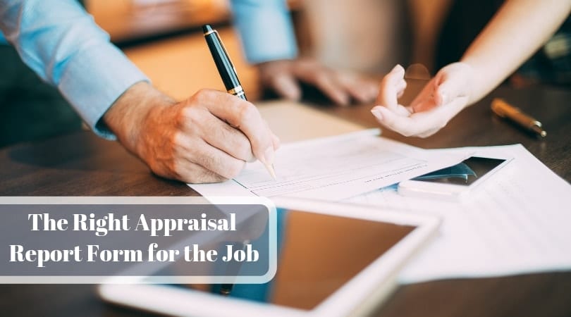 Standardized Appraisal Report Forms for Residential Real Estate