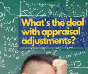 Appraisal adjustments in real estate valuation